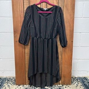 Charlotte Russe size large sheer midi-dress